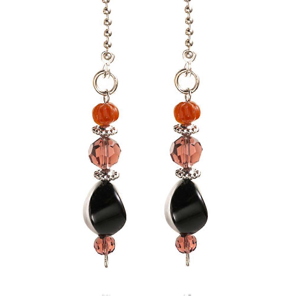 Fan Pull Chain Pendant 2Pcs Ceiling Fan String Pull Chain Decorators 30.5CM Assorted Color Fan Switch