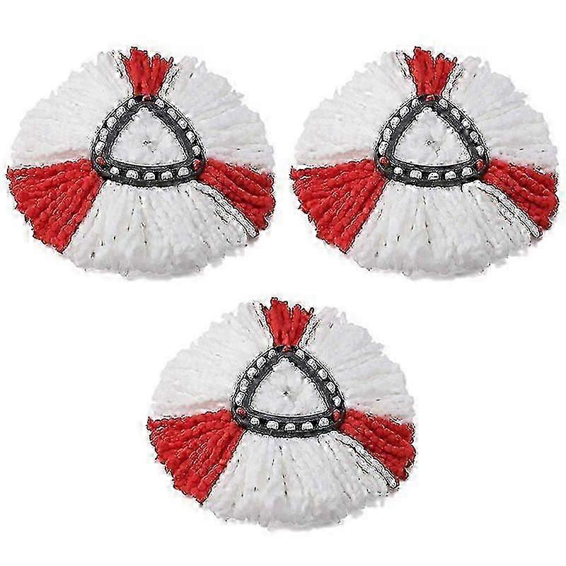 Replacement Triangular Mop Head - Compatible with Vileda and O-Cedar - Microfiber for Wet Cleaning,zxl