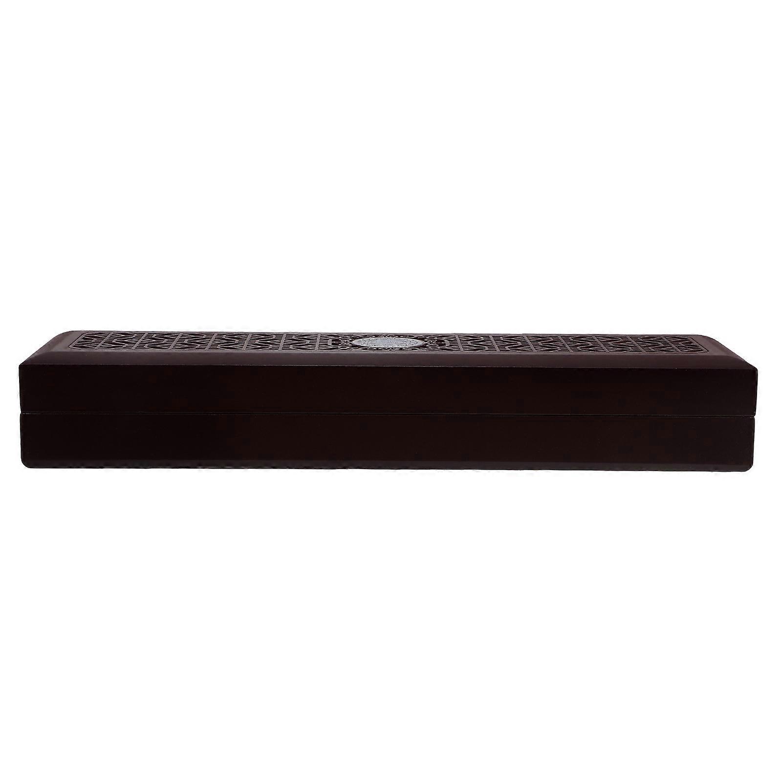 Harmonica Bag Wooden Harmonica Storage Container for Storage 4Pcs Black
