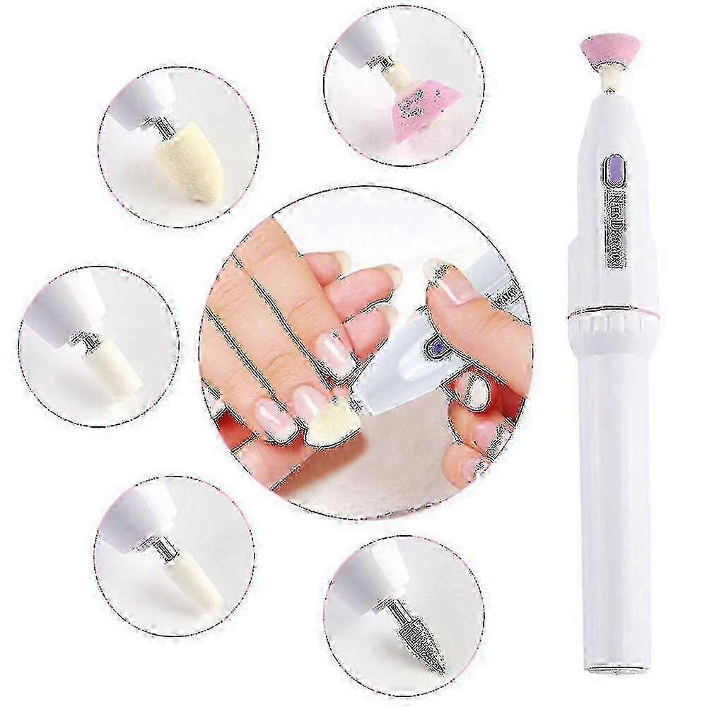 Electric Nail Drill Manicure Set, Portable Nail Buffer Grinder Kit