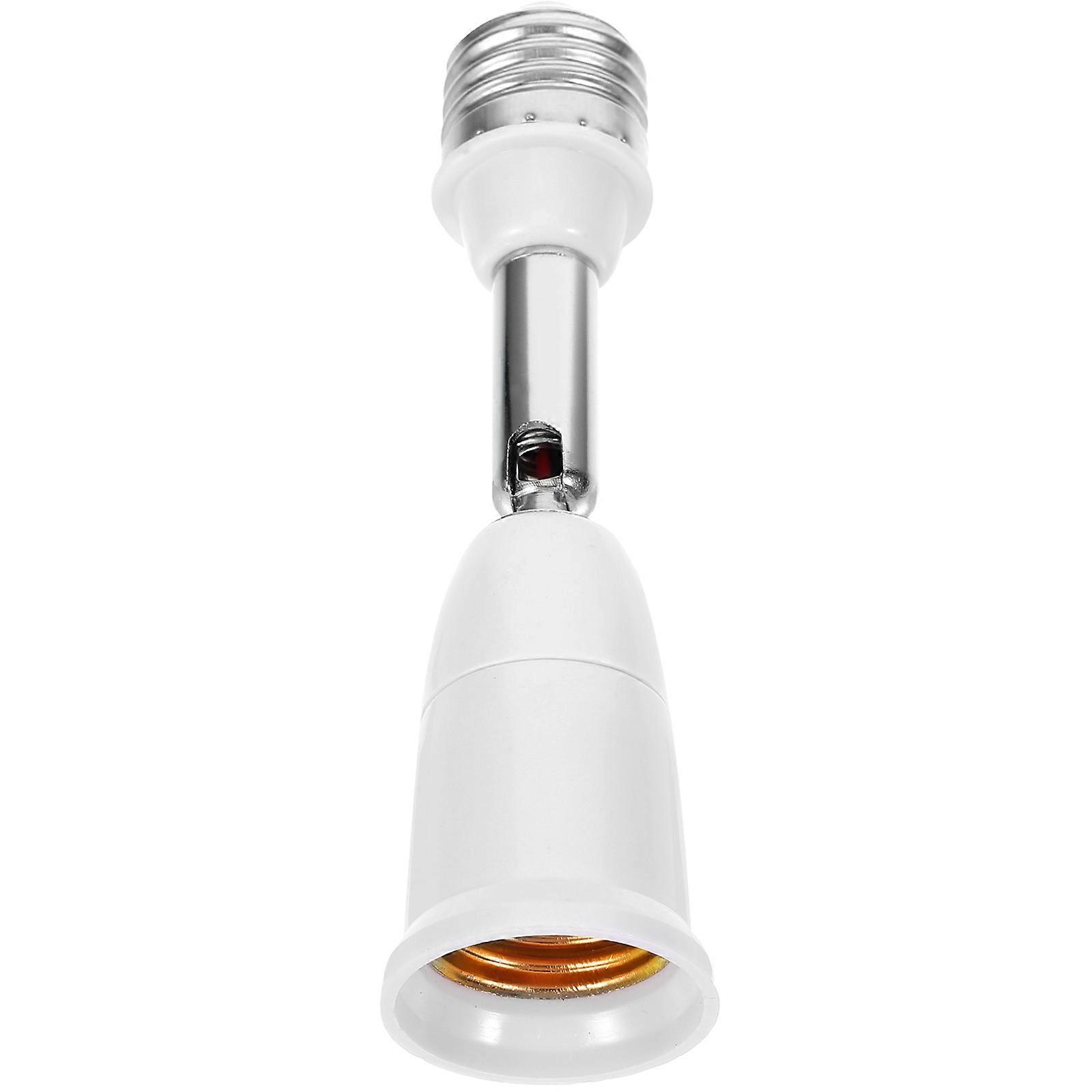 Light Bulb Socket Extender E27 Flexible Extension Socket 2Pcs for Adjustable Lighting