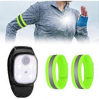 URAQT Running Light for Runners USB Rechargeable LED Outdoor Night Clip-on Running Lights Multipurpose Super Bright Walking Light Light Torch for Runn