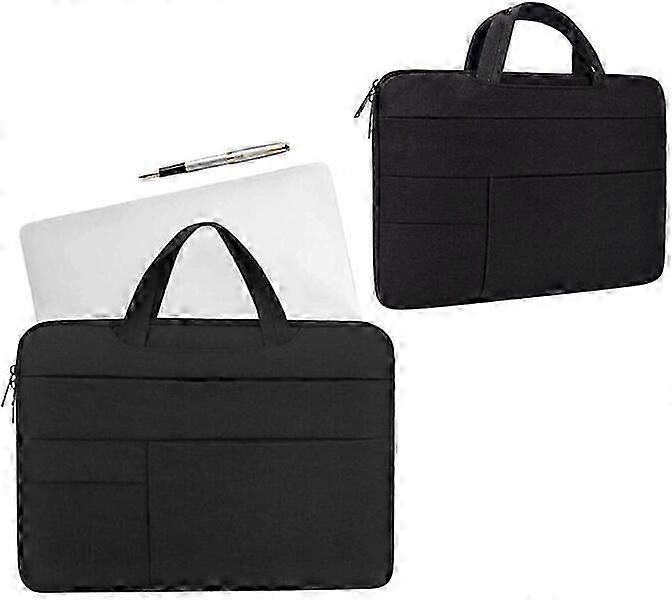 Bolsa para laptop de 15,6 polegadas, preta, resistente e capaz de conter muitos itens, adequada para viagens