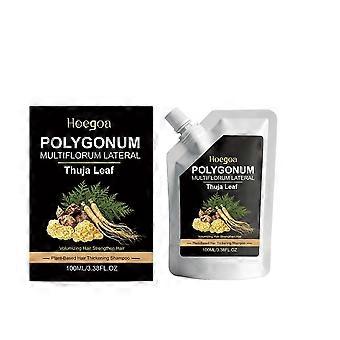 Polygonum & Thuja Leaf Hair Thickening Shampoo, Plant-Based Volumizing Formula for Hair Strength, Herbal Hair Care for Fuller, Thicker-Looking Hair, 1