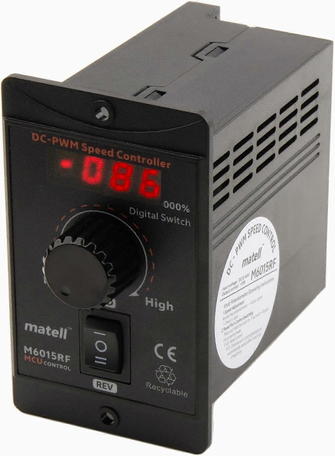 matell DC 12-60V 20A Motor Speed Controller (Digital Display Forward/Reverse Change)