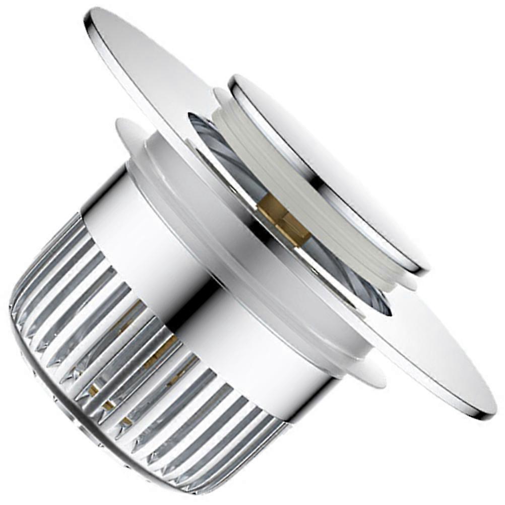 Bathtub Drain Plug Anti-Block Function with Silver Tub Drain Plug Stopper