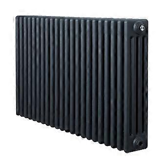 Traditional 4 Column Radiator 600mm x 1010mm Modern Central Heating Heater Matt Anthracite Grey