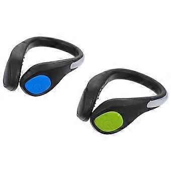 Night Running Shoe Clips Light for Outdoor Cycling 2Pcs Luminous Set