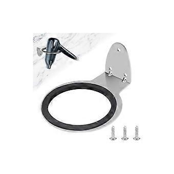 12.5x4.5cm Wall Mounted Hair Dryer Holder Wall Mounted Hair Dryer Holder Hair Dryer Storage Rack Wall Mounted Hair Dryer Holder Fits Most Hair Dryers