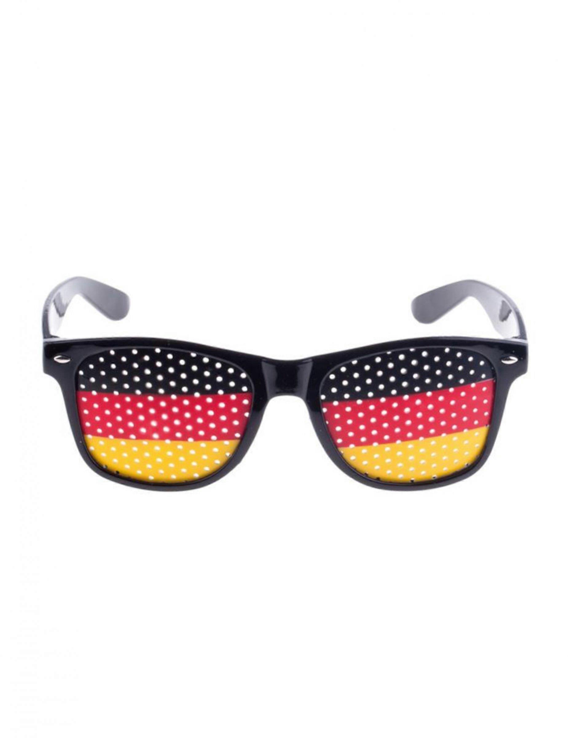 Germany flag supporter glasses