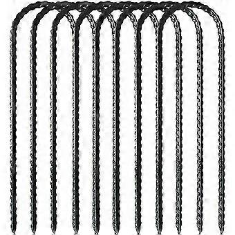 Trampoline Anchors, Rust-Proof U-Type Ground Stake, 8 pcs 26-27