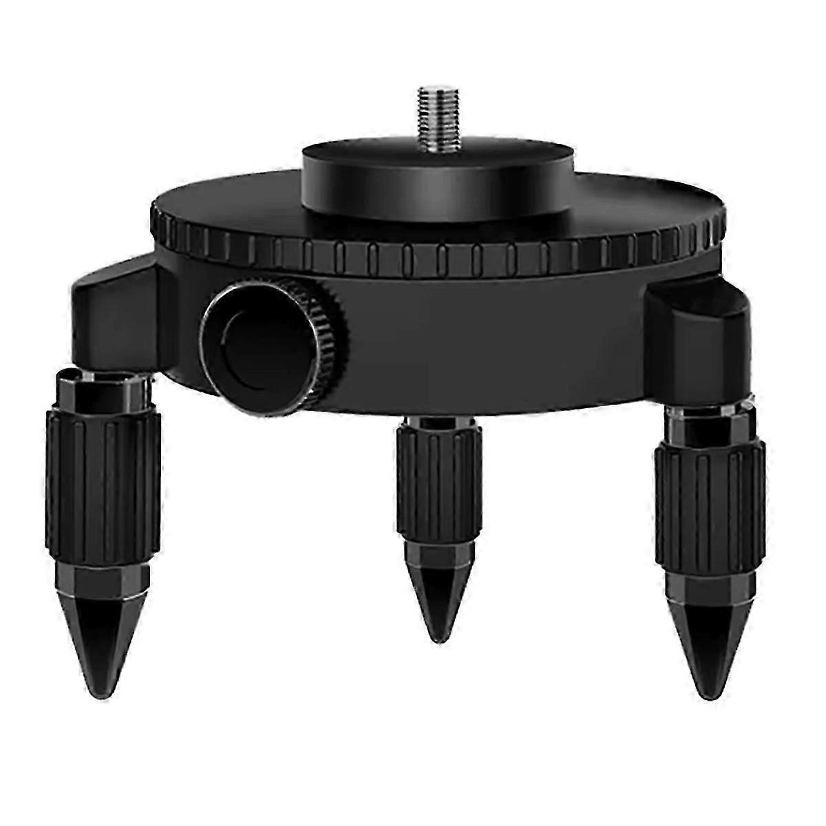 Laser Level Adjustable Rotation Tripod Bracket Rotation Base compatible with1/4 Inch Interface Laser Level Adap