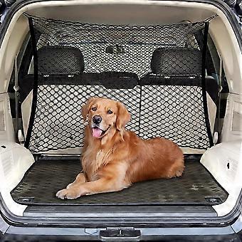 Autostolsnet til hunde - let konvertibelt mellem hundehængekøje, bænk autostol dækselbeskytter, forreste kæledyrssædebetræk eller lastforing med lynlås eller