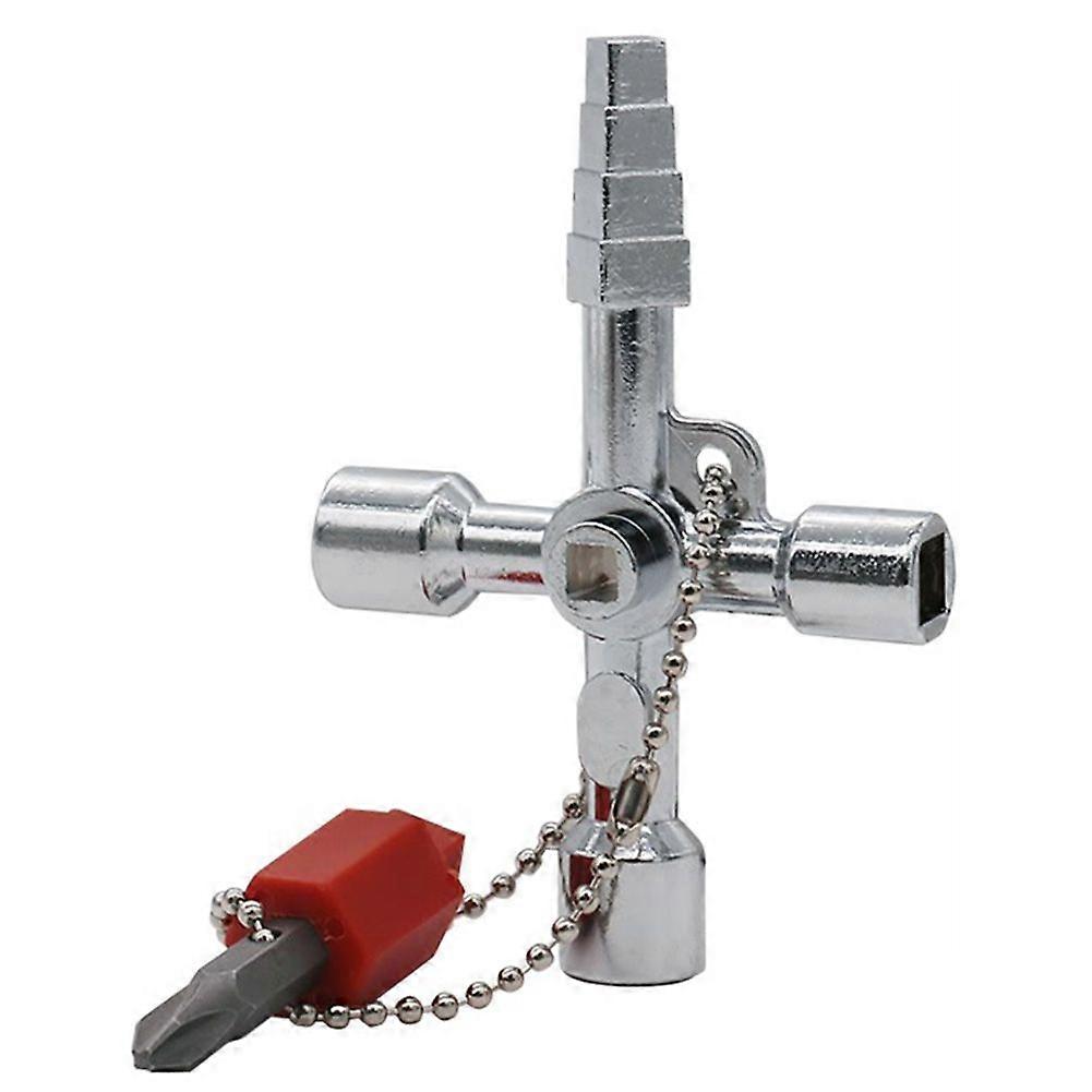 Multifunctional Universal Electrical Cabinet Triangular Square Cross Key Wrench JIKAIX