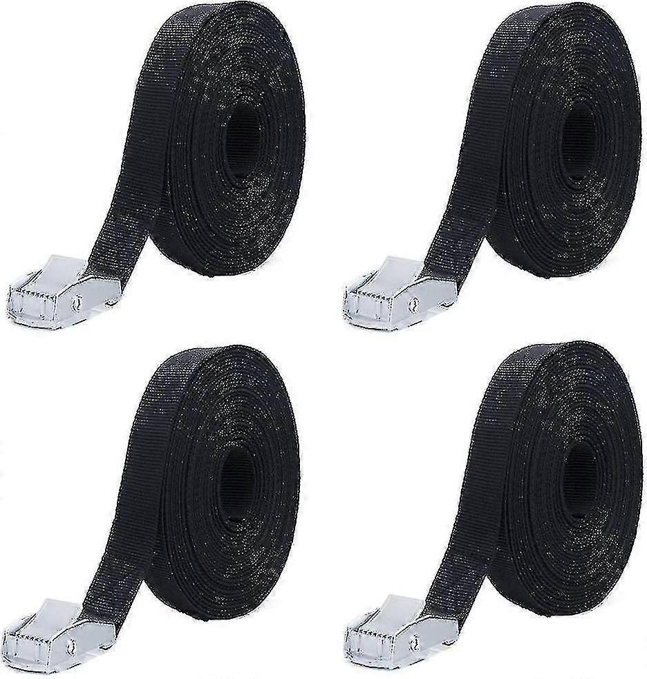 4er Pack 2m Befestigungsgurt Set Spanngurte