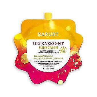 2025 50Ml Barubt Ultrabright Ultrawhite Sunscreen Gel-Cream Spf 50 Uva/Uvb