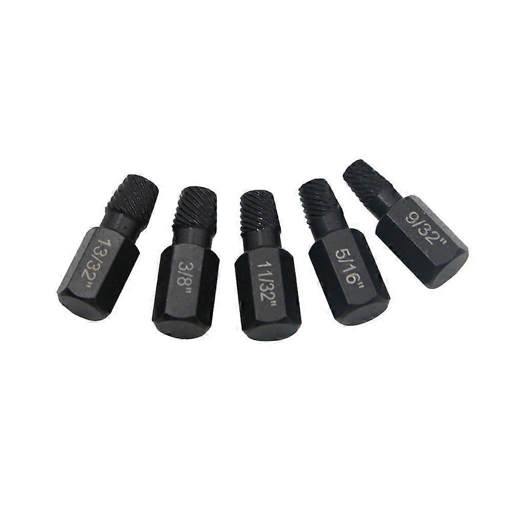 5Pcs Screw Nut Extractor Multi-Spline Hexagon Socket Bolt Removal Tool