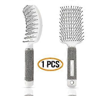 XYCY-Curved Vent Brush And Hair Detangler, Professional Styling Hair Brush For Men Women, Vented Hair Brush For Faster Blow Drying