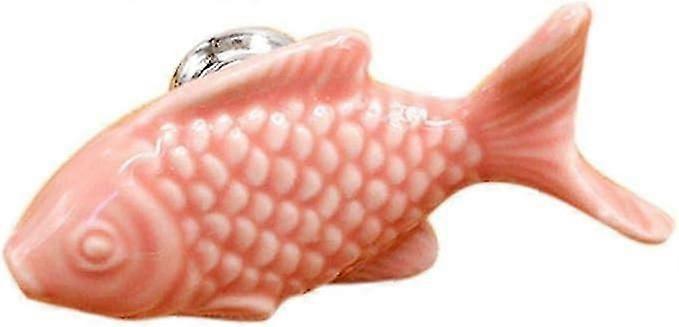 Ceramic Fish Drawer Knobs for Kitchen Cabinets