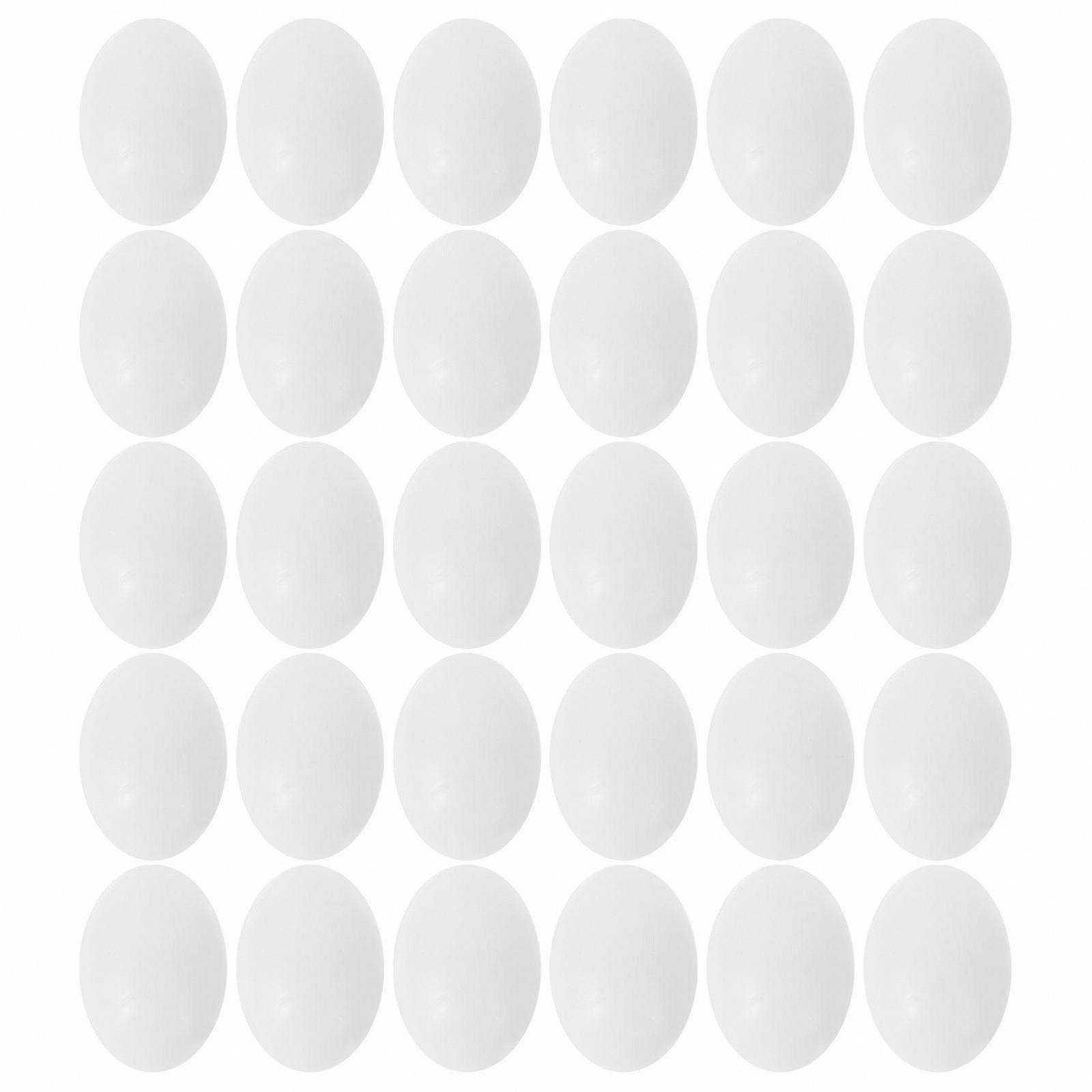 Prevent Egg Laying 30Pcs Solid Plastic Pigeon Eggs for Birds