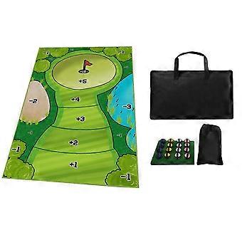 5pcs Putting Indoor Set Golf Training Aid Equipment , Golf Hitting Mats
