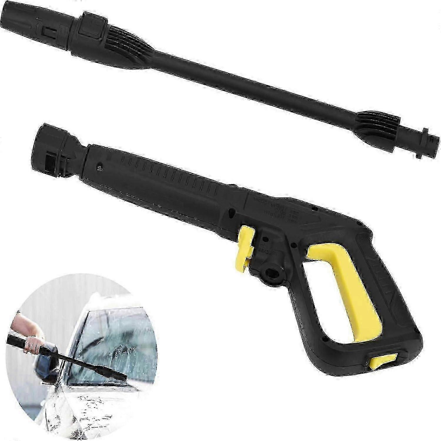 Pressure Washer Trigger Gun and Variable Spray Lance for Karcher K2-K7, Quick Connect Replacement Attachment Set