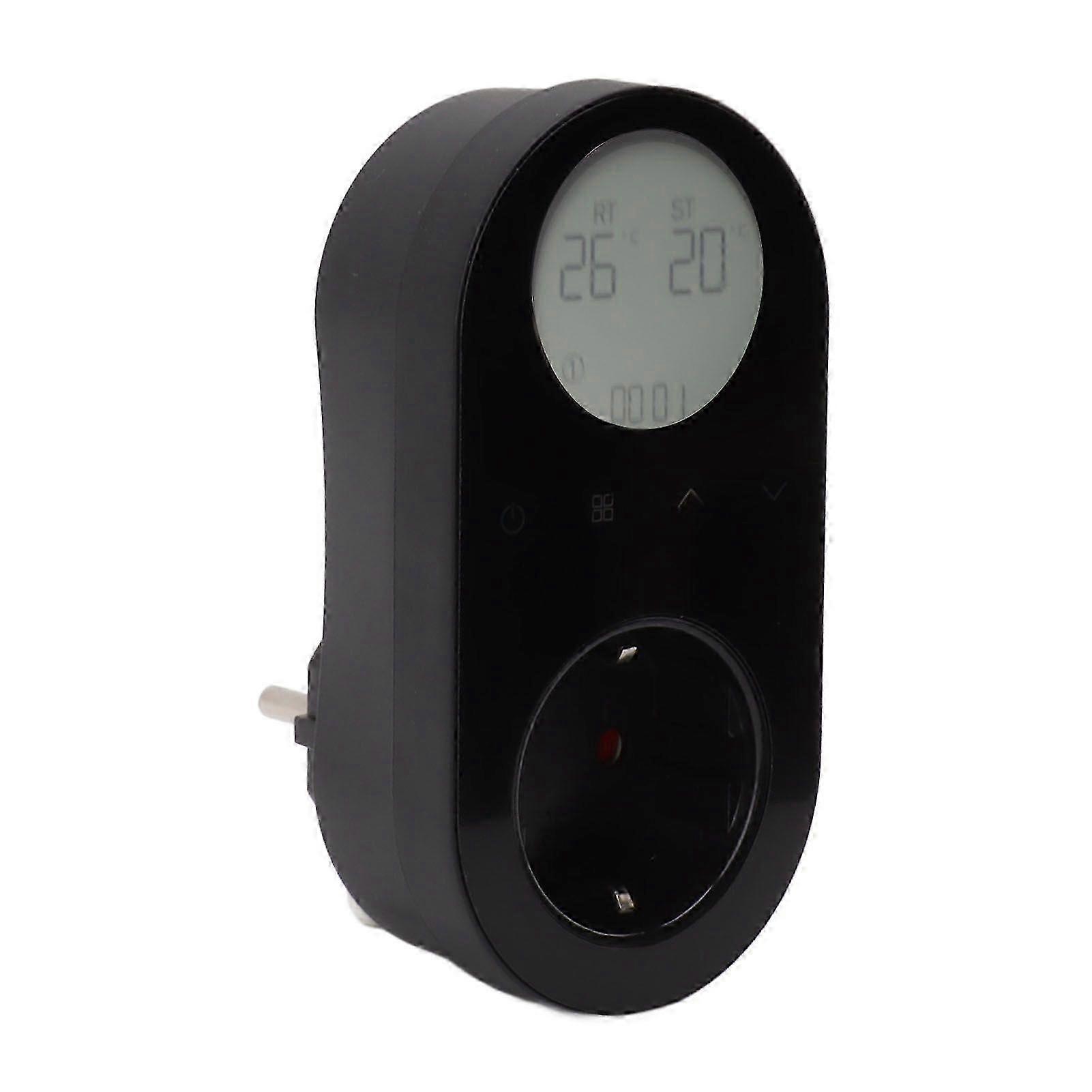 16A Plug Socket Digital Temperature Controller Heating Cooling Mode Smart Thermostat