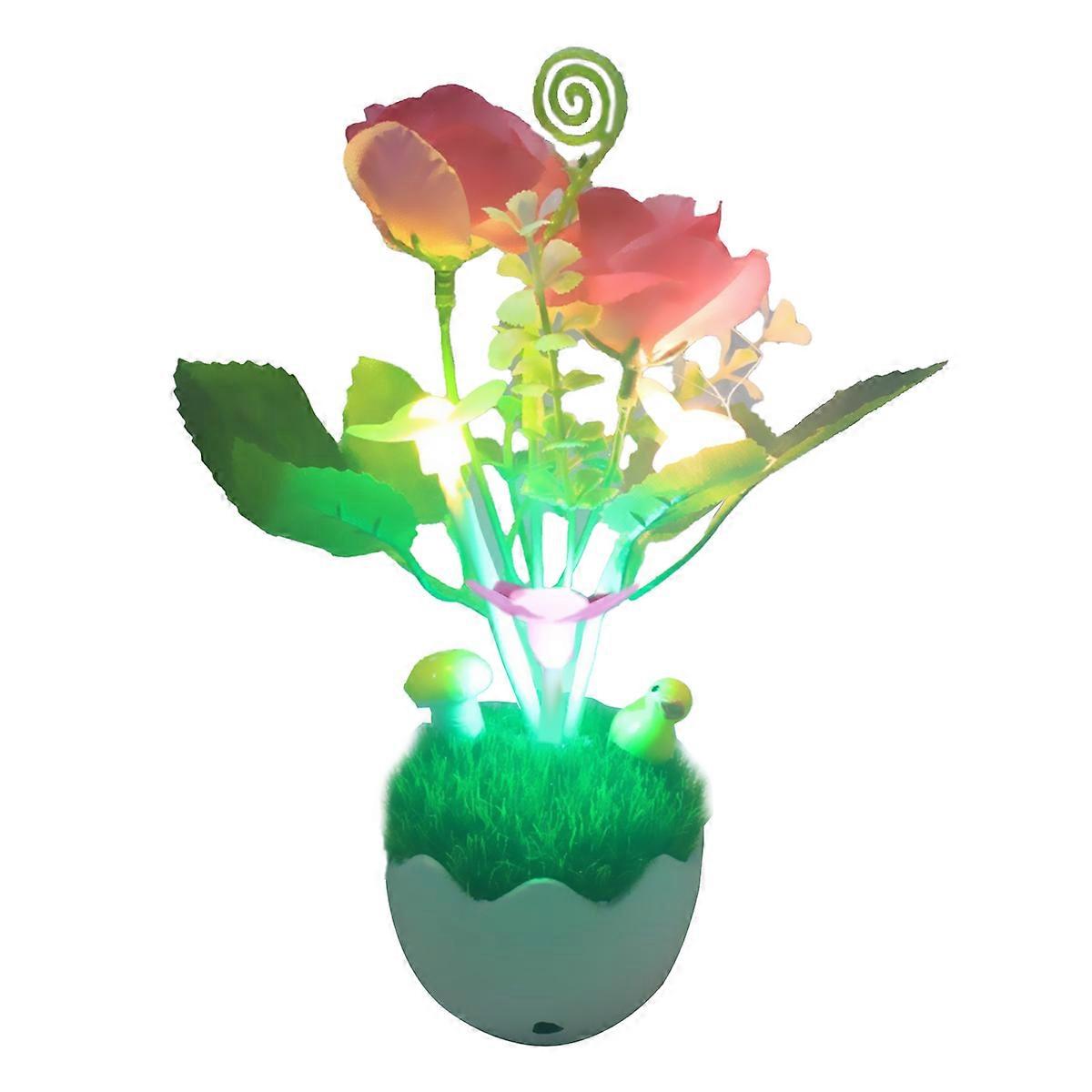 Auto-Sensing Colour-Changing Mushroom Night Light