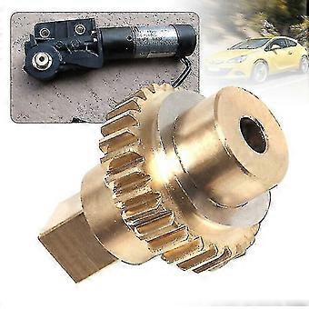 2x Twin Top Roof Motor Winglet Cog/gears - Brass, For Vauxhall Opel Astra 93188313