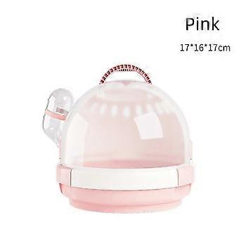 Hamster Cage Outdoor Small Animal Carrier Portable Keep Warm Winter Mini Pet Cage Guinea Pig House Travel Rat Cage for Outdoor Pet Carriers