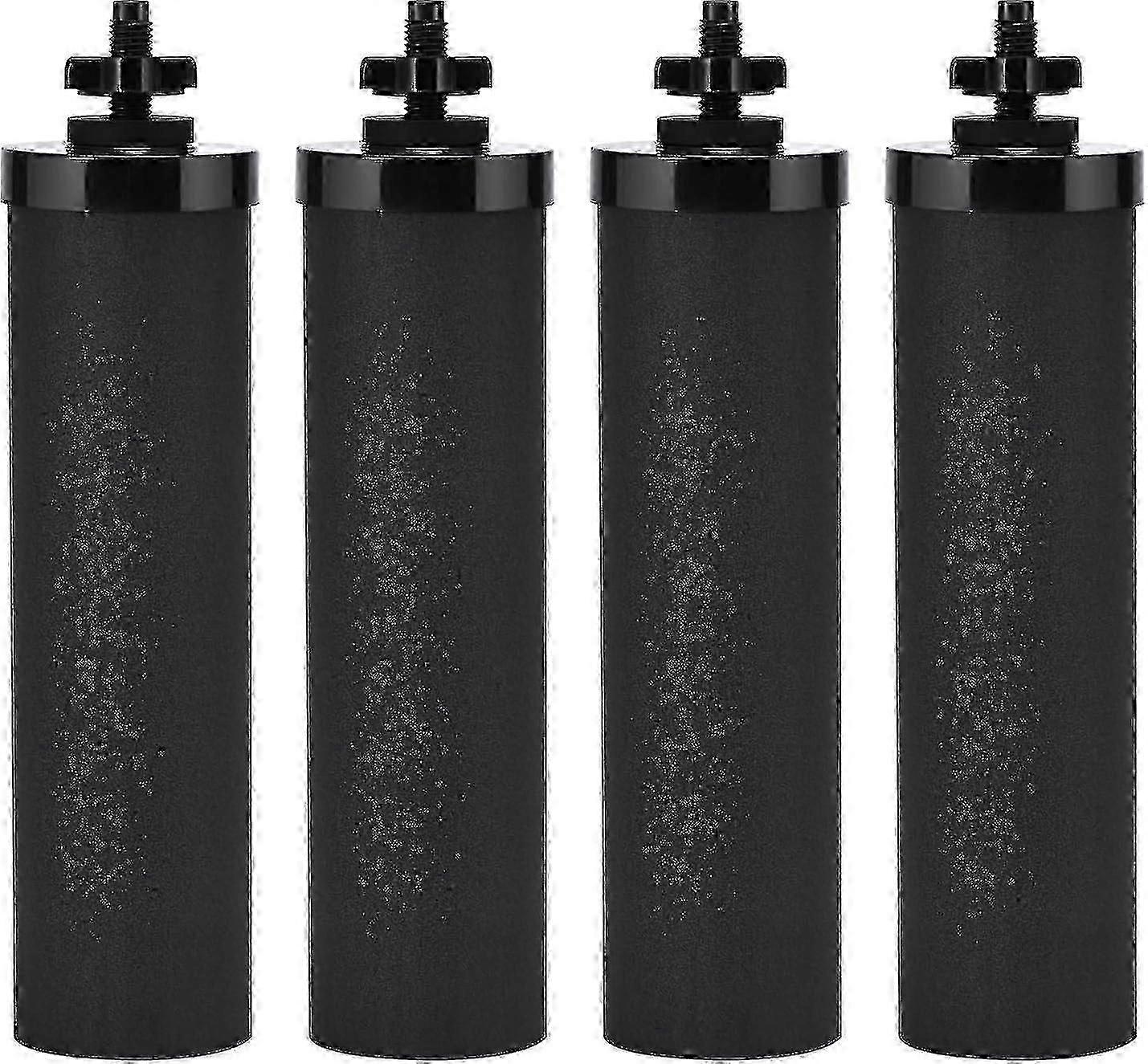 Black Berkey Filter Replacement 4 Pack Compatible with Berkey Water Systems