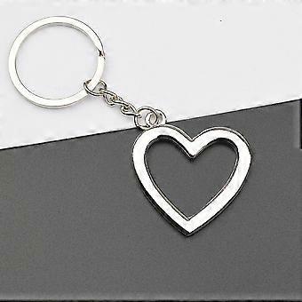 Keychain Ornament 4Pcs Heart Shaped Keychain Hanging Key Ring Ornament