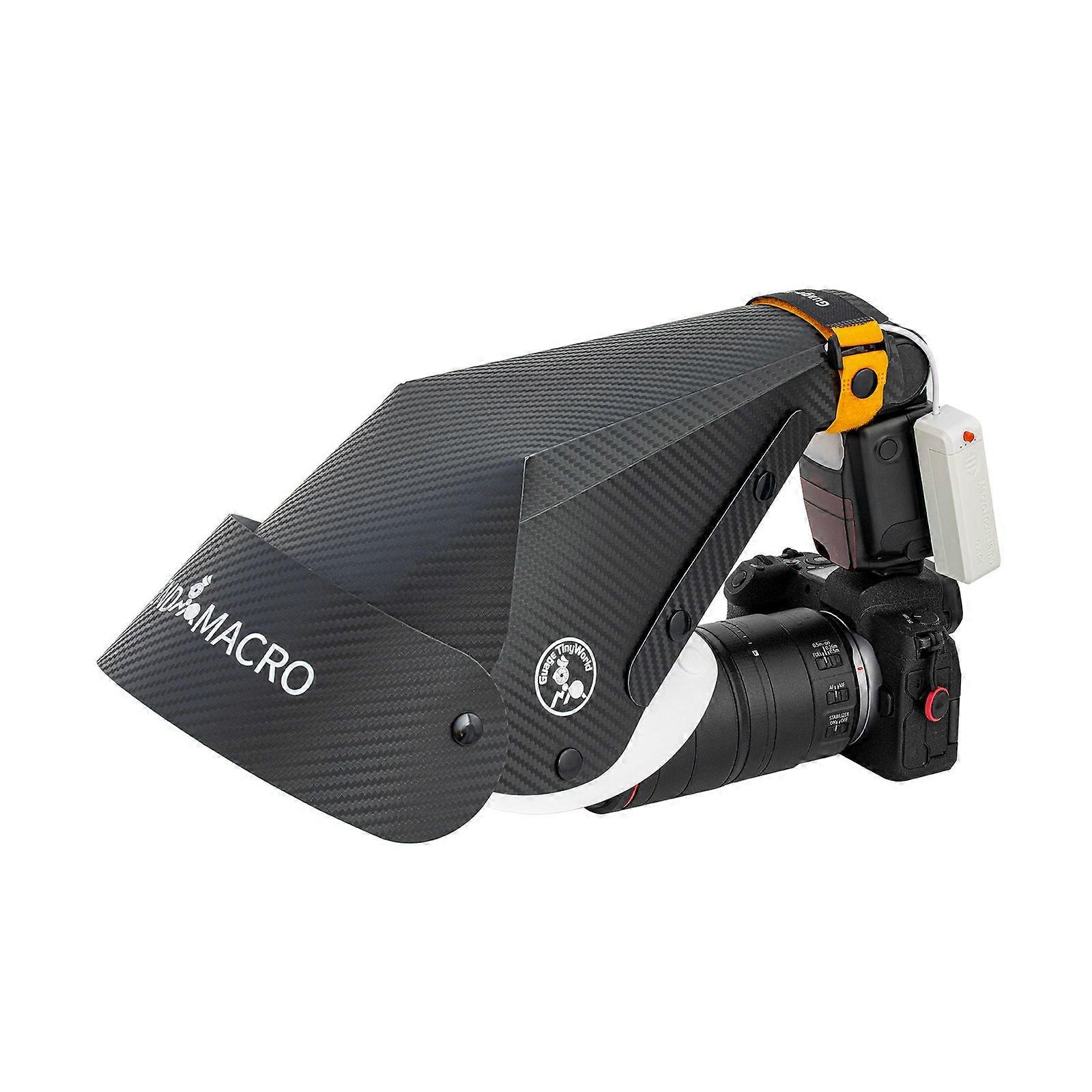 GUAGE III V3 Macro Flash Diffuser Softbox Reflector Snoot for Camera Speedlite