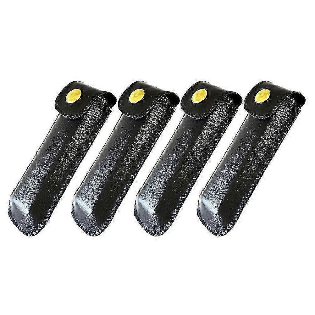 PU Harmonica Case Harmonica Holder compatible withCarrying 4Pcs Durable Storage