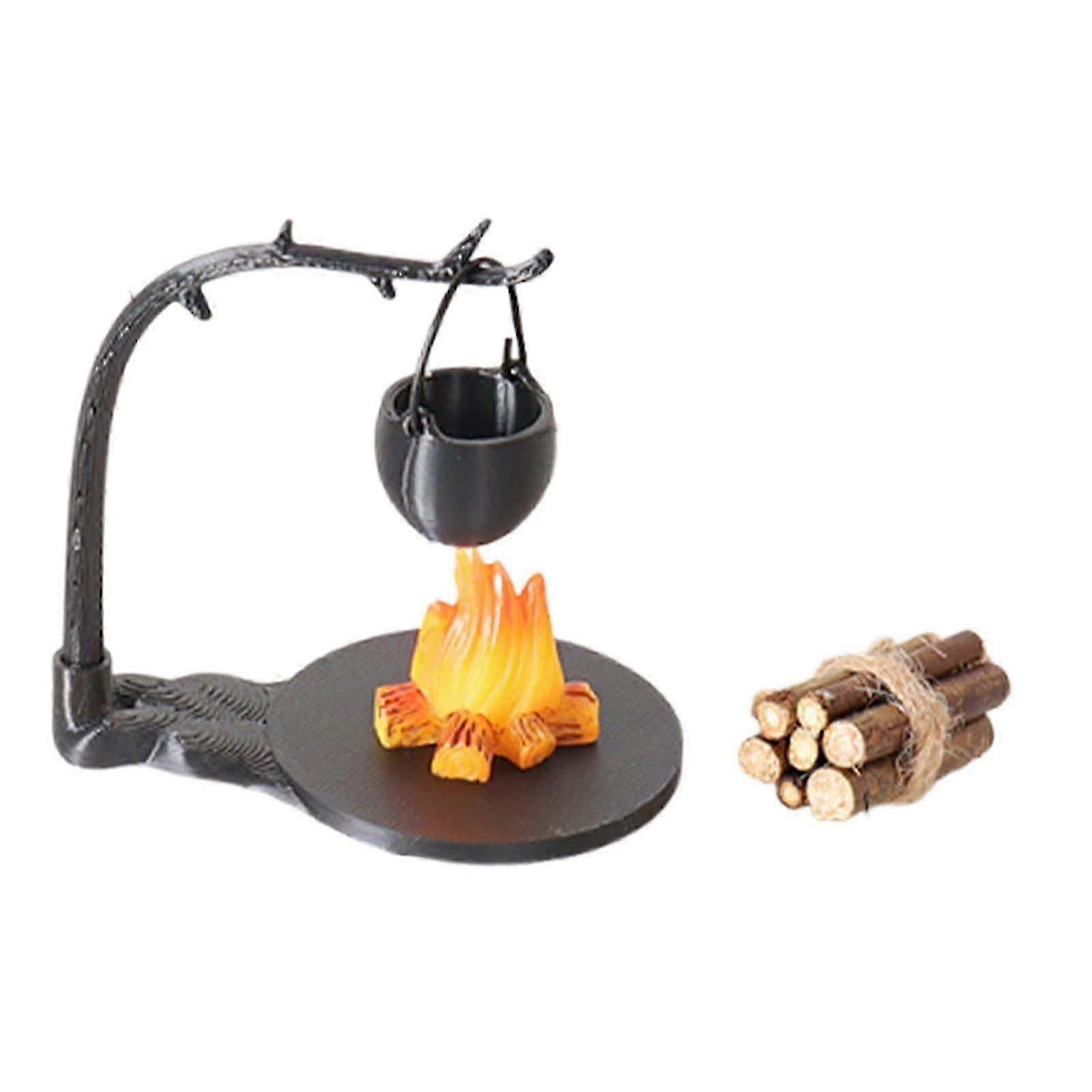 1:12 Realistic Mini Campfire Model