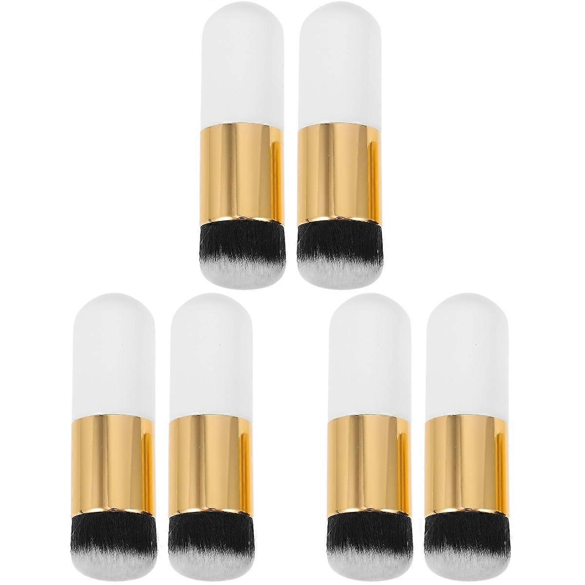 Makeup Brush 6Pcs Foundation for Liquid Cream and Face Makeup Application