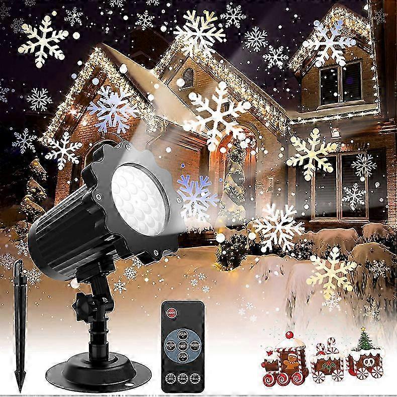 LED Projector Christmas,Snowflake Projector Light Projector Lamp