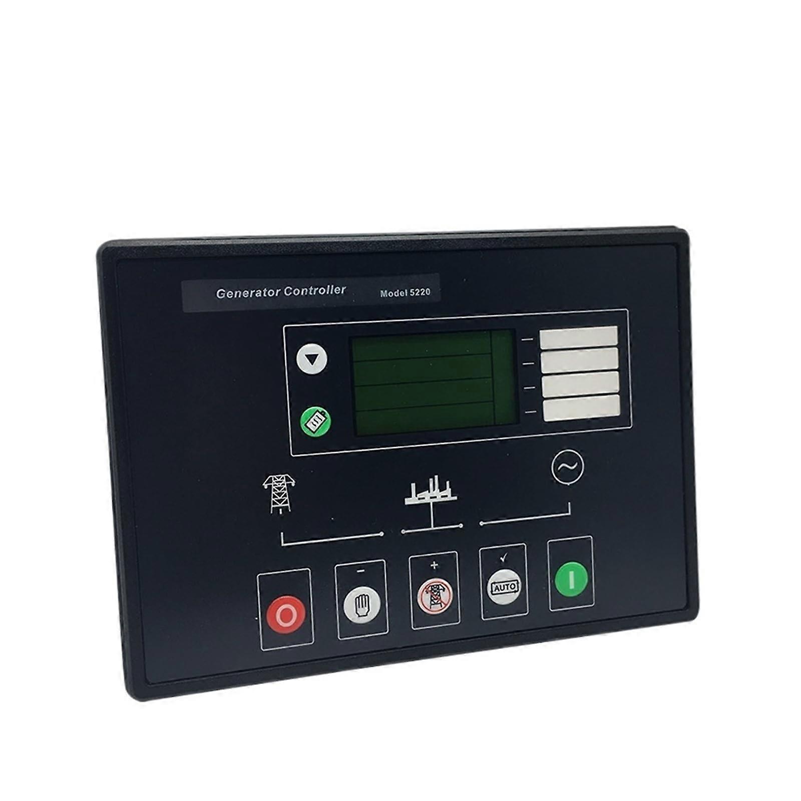Generator Control Panel Auto Start Controller Module ColorMatched Replacement for DSE5220 Engine