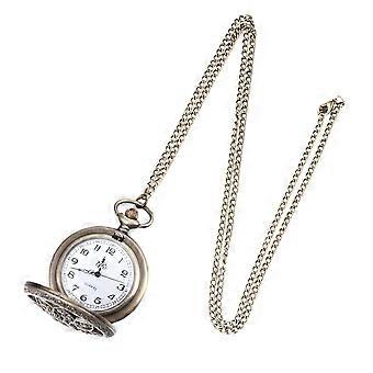 Pocket Watch Retro Zinc Alloy Quartz Pocket Watch for Decoration 2Pcs