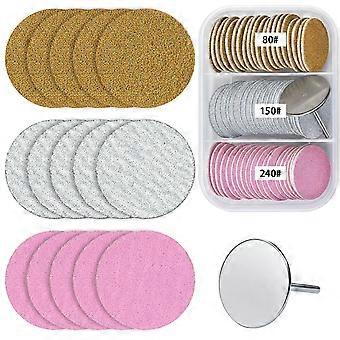 Coarse-to-Fine Manicure Sanding Discs, 80, 150, and 240 Grades for Foot Filing, Nail Edge Smoothing, and Fine Finishing  05