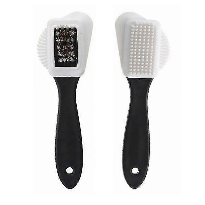 Compact Brass-Wire Suede Brush