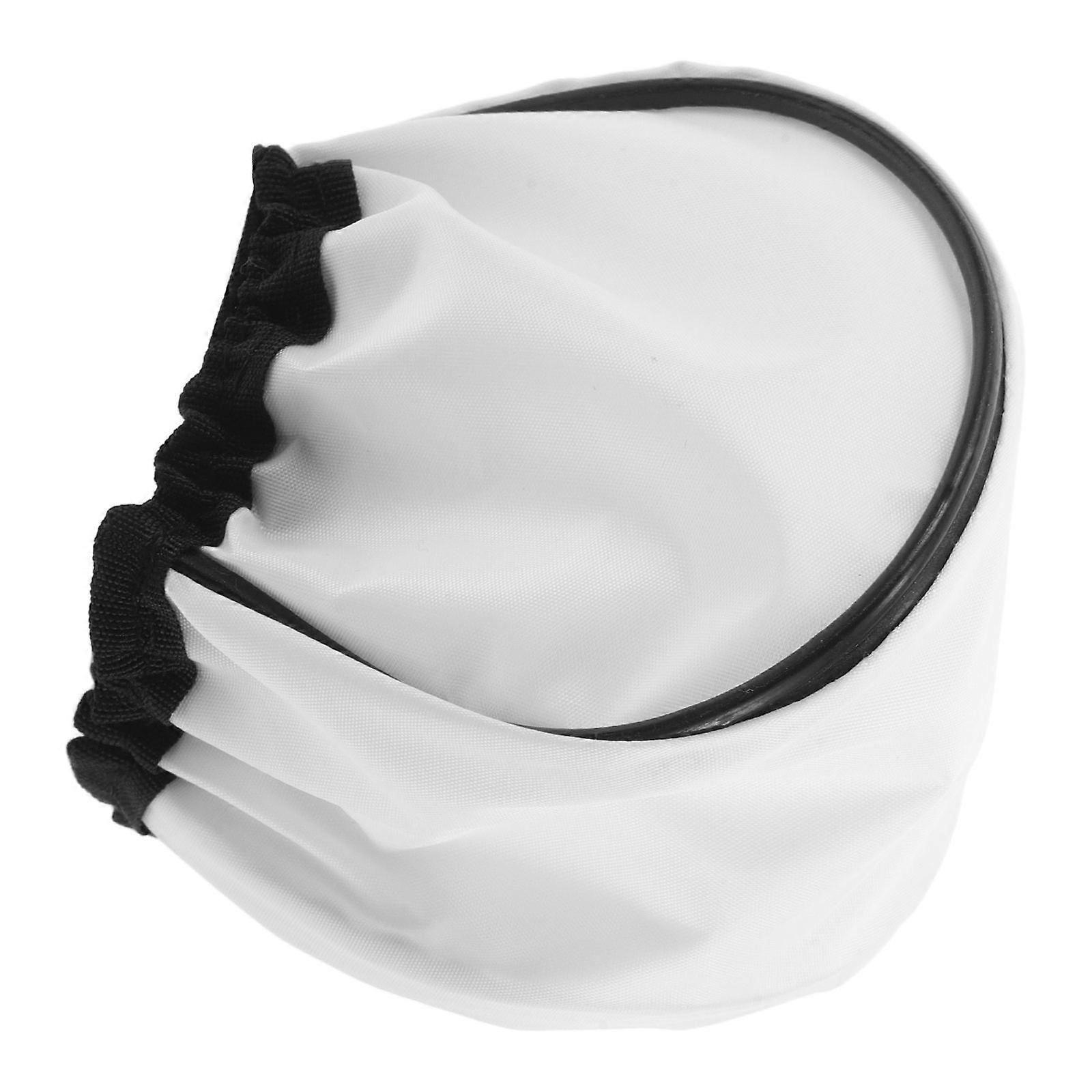 Universal Flash Diffuser Fabric Cover for Soft Light Camera Use White