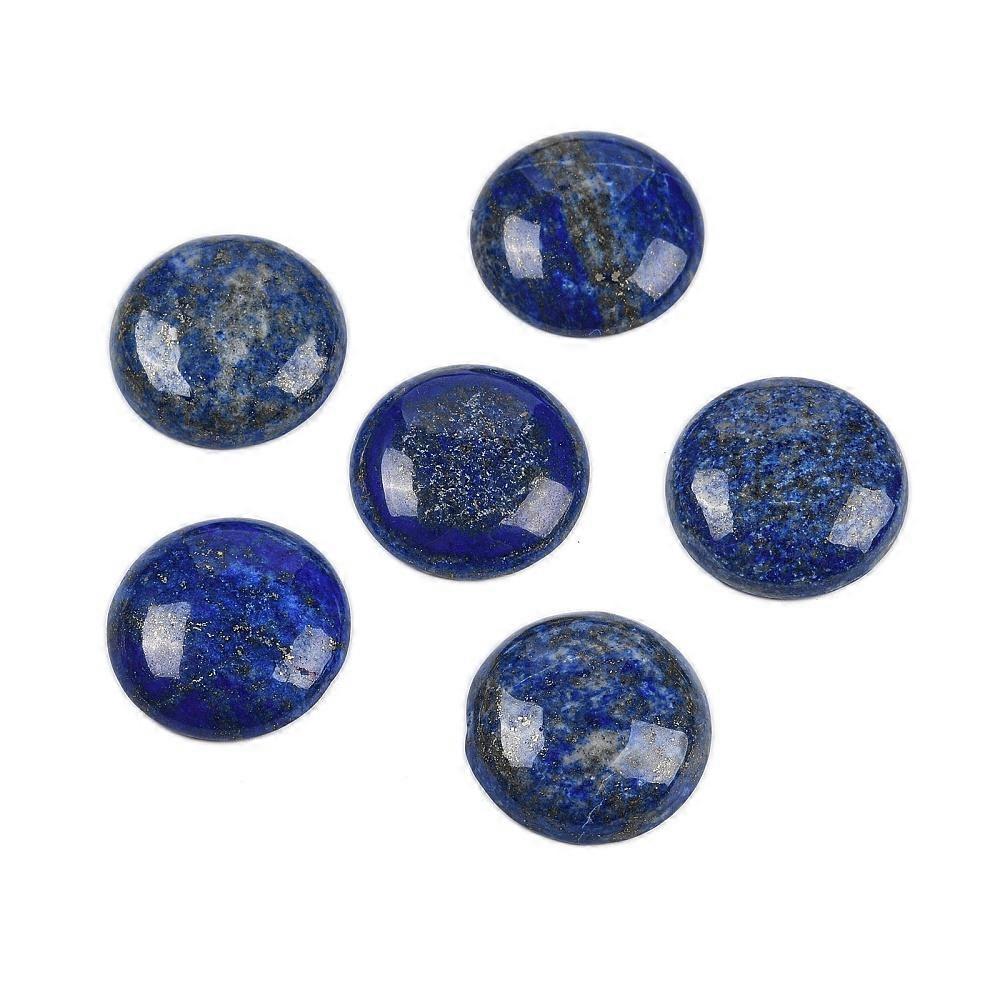 10pcs   Lazuli Cabochons Half Round/Dome 25x7~8mm