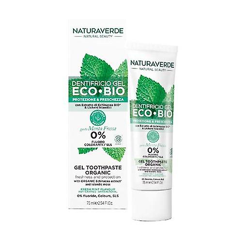 Organic mint echinacea toothpaste 75 ml of gel (Mint)