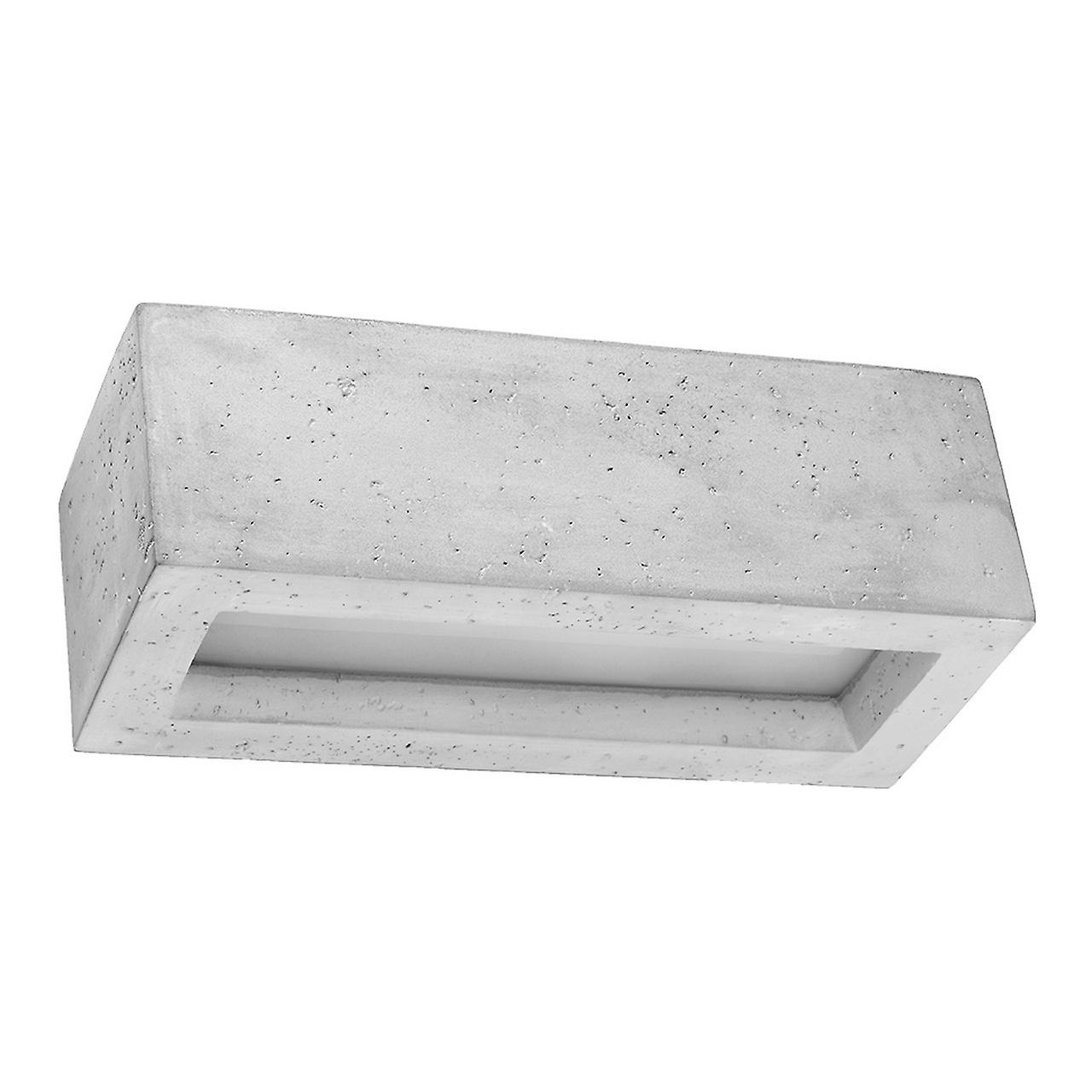 Vega Up & Down Wall Lamp Concrete Grey, 30cm