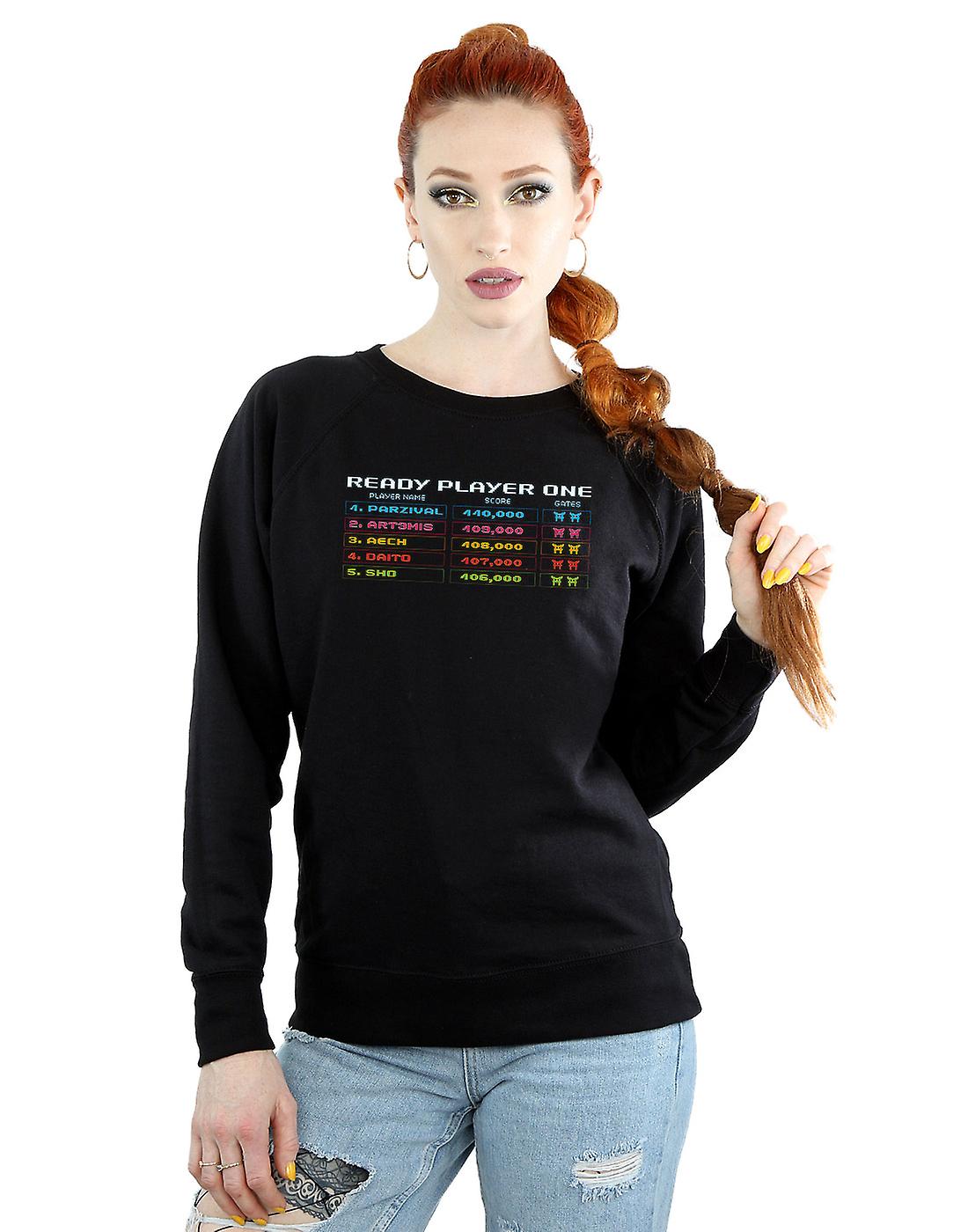 Ready Player One Women's 8-Bit Scoreboard Sweatshirt