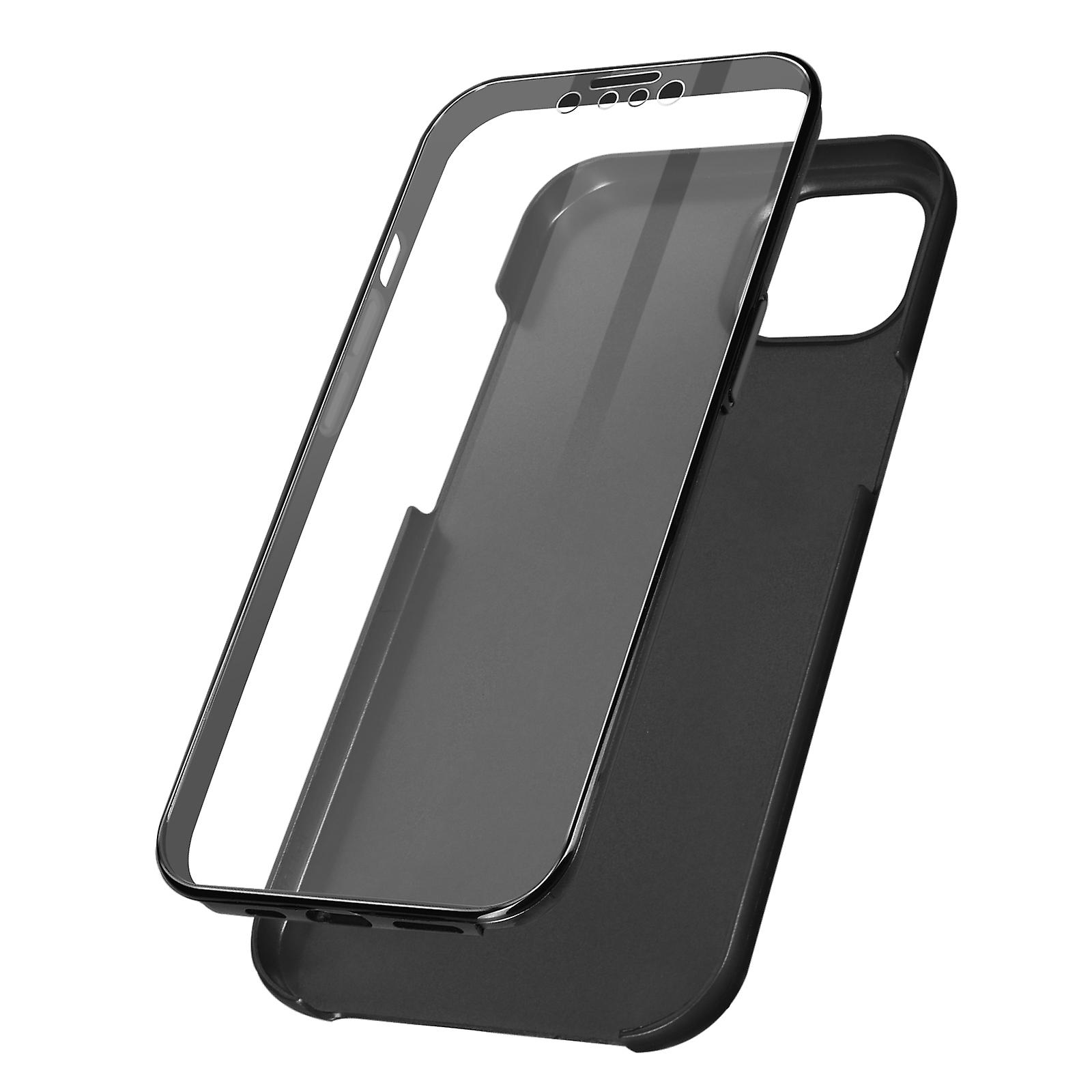 360 Case for iPhone 13 Mini Flexible Front & Rigid Back - Black