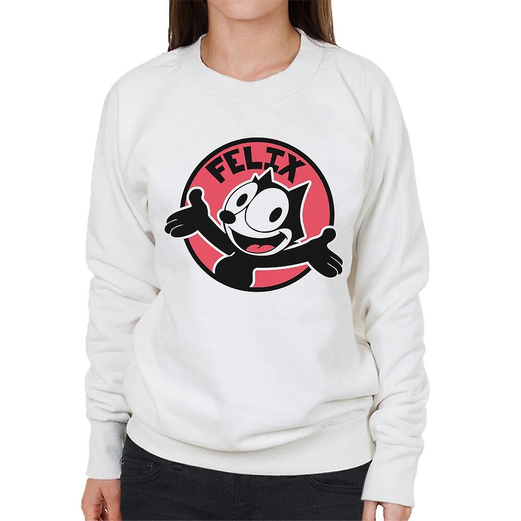 Felix The Cat Excited Face Women's Sweatshirt