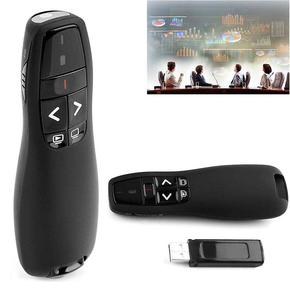 RF 2.4GHz Wireless Presenter Presentation 50m Range USB Remote Control Powerpoint PPT Clicker
