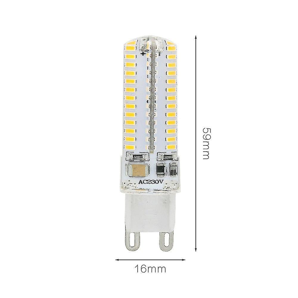 1pcs Silic Ampoule G9 Led Bulb Ac Lamp 48 64 104 152leds Replace 20w 30w 40w 50w Halon Lamparas